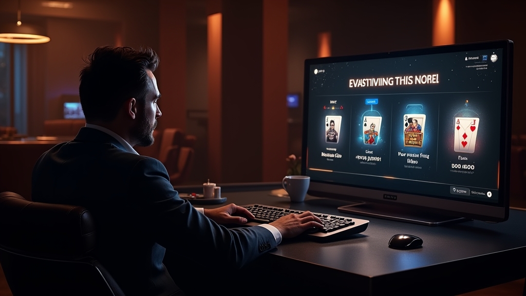 Bestehender Spieler prüft Bonusangebote im Casino-Interface