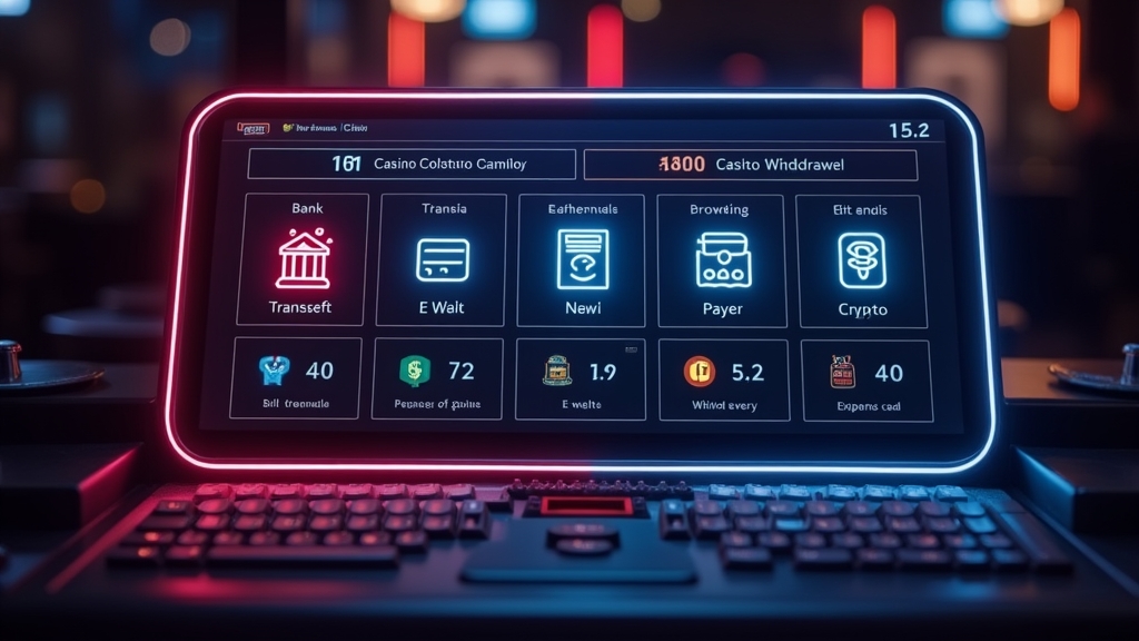 Übersicht über Zahlungsmethoden und Limits beim Casino-Cashout