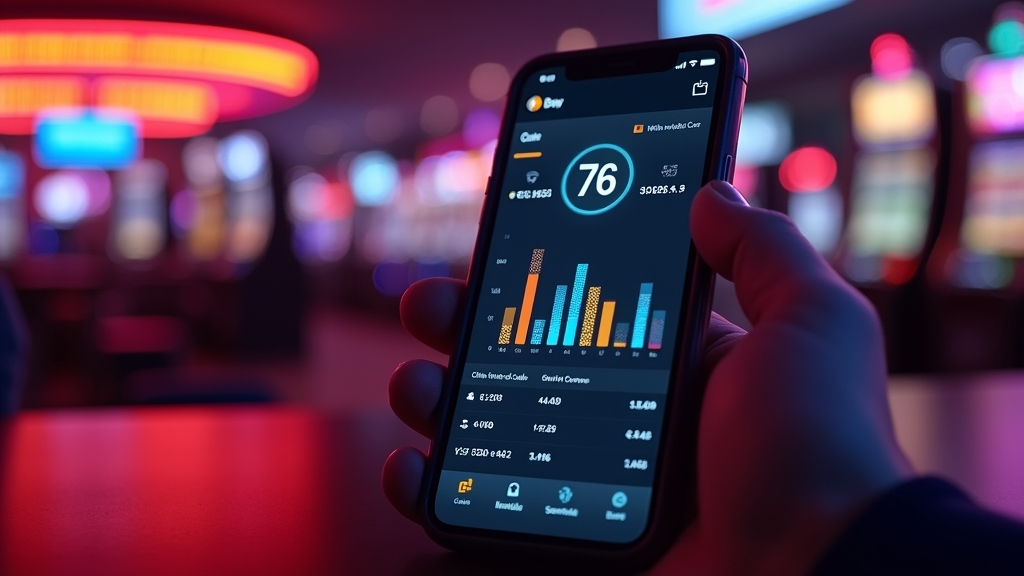 Offline-Symbol und Datenverbrauchsanzeige für die Demo-App auf dem Smartphone